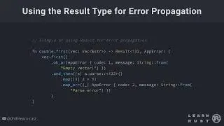 Error Handling in Rust: Custom Error Types and Propagation