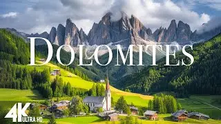 FLYING OVER DILOMITES (4K UHD) - Garden of the Gods