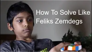 Solve Like Feliks Zemdegs in 4 Steps (in 4k) | Cubing Skit