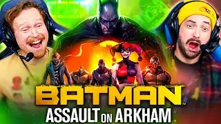 BATMAN: ASSAULT ON ARKHAM (2014) MOVIE REACTION! First Time Watching! DC Animated | Arkhamverse