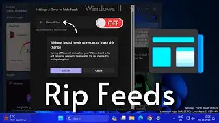 Windows 11 23H2 — Rip News Feeds!