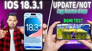 iOS 18.3.1 Update - Best Gaming Performance? | No Lag Test for PUBG & BGMI