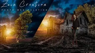 Photoshop Tutorials Fantasy Photo Manipulation Alone Girl In Night Zain Creation