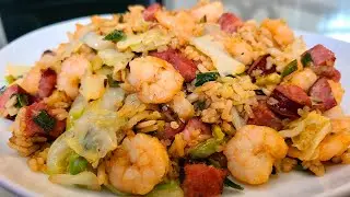 Cabbage Fried Rice | New Orleans style