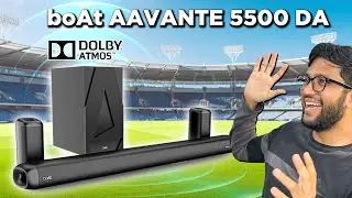 This Soundbar Takes you to STADIUM ! (boAt Aavante bar 5500DA Review)