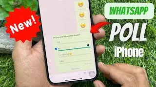 How to Create Poll on WhatsApp iPhone