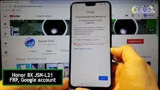 FRP! Honor 8x JSN-L21 Google account, Подтверждение аккаунта, Verify you account, 2020