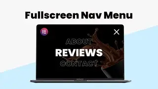 Elementor Full Screen Popup Navigation Menu | WordPress Elementor Pro Tutorial | Elementor Tricks