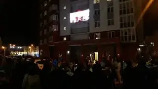 Разбiтае сэрца пацана в Михалово. Выступление РСП на балконе. РОЗОВЫЙ ЗАКАТ, 10.10.2020 г.