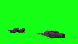 Destruction green screen effect