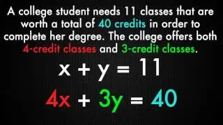 Writing Systems of Equations (2) [Silent Solution]