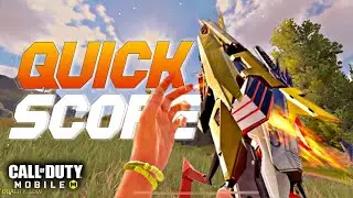 How To Do Quick Scope with Shotgun in COD Mobile | Quick Scope Tutorial COD Mobile