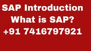 What is SAP? What is SAP FICO? What is ERP? SAP Introduction session II SAP Demo Session II