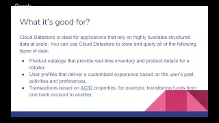 Google Cloud Platform - Cloud Datastore     (Part 1)