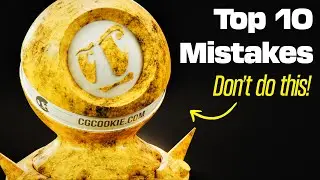 Top 10 Blender 3D Material and Texturing Mistakes and How to Fix Them.