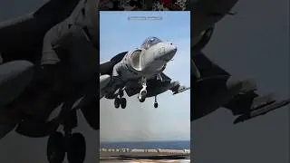 AV-8B Harrier Jet Vertical Landing