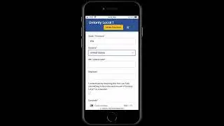 Unionly Mobile Membership Application