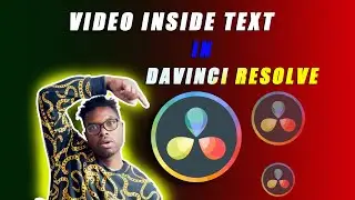 How to Put Video Inside Text in Davinci Resolve | Video Editing