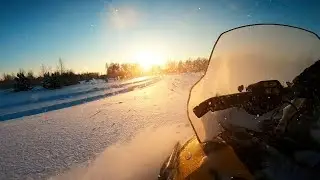 Снегоходная покатушка после Нового года! Тайга BRP Stels!  БРП сломал рычаг!