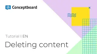 Deleting content | Conceptboard Tutorial