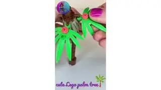 How to make a Lego palm tree #Shorts