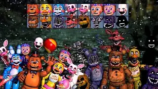 FNaF World - FNaF2 Animatronics (Mod)