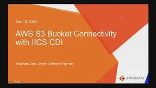 AWS S3 Bucket Connectivity with IICS CDI