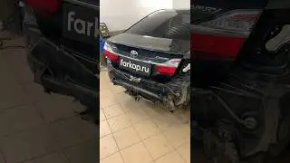 ДТП с фаркопом Toyota Camry  #авто #дтп