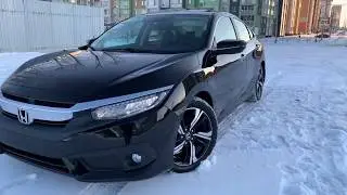 Обзор Honda Civic X FK 2016 1.5t из США в Челябинске