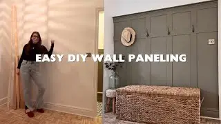 Beginner Friendly DIY Wall Paneling!