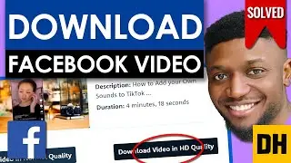 How to Download Facebook Video 2023 (Solved) | How to Download A Facebook Video | Any Facebook Video