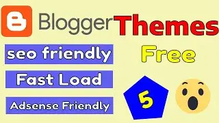 Best Free Professional Blogger Templates for fast Adsense Approval (2024)