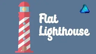 Drawing a Flat Lighthouse - Affinity Designer