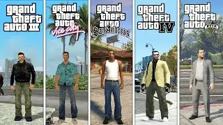 Comparison of ALL GTA games (GTA 3 vs VC vs SA vs IV vs V)