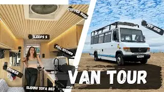 VAN TOUR - Fully Loaded Van Conversion By Van Build Rookies