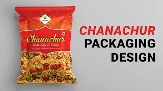 Chanachur Packet Design Illustrator Tutorial - Product Packaging Design