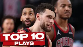 Top 10 Chicago Bulls Plays of The Year! 🔥