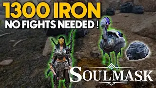 Farm 1000+ Iron Easily - Best Low-Level Iron Farm Spot (No NPCs/Animals): Soulmask Tips & Tricks