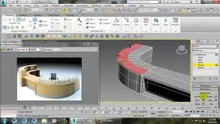 Tutorial on Modeling a Reception Table in 3dsmax.