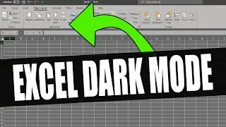 Enable Excel Dark Mode Including Cells