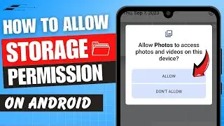 How to Allow Storage Permission in Android | Give Storage Permission Android ✅