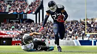 MADDEN 22 DERRICK HENRY HIGHLIGHT COMPILATION! INSANE TRUCKS, STIFF ARMS, AND TOUCHDOWNS!