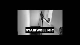 The stairwell mic trick for drums. #drums #shorts #recordingdrums #drumroom #drummer