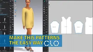 How to Make a Basic Top in CLO 3D the Easy Way | Basic CLO