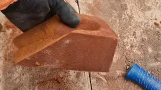 Cutting Angled Bricks By Hand