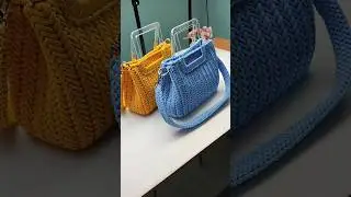 The video tutorial on crocheting a handbag with a spikelet pattern is available on my channel