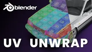 UV Развертка в Blender 3D | UV Unwrap | UVW map