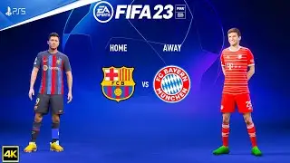 FIFA 23 - Barcelona Vs Bayern Munich - UEFA Champions League | PS5™ [4K ] Next Gen