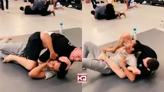 Nate Diaz Back In Training Chokes Out Youtuber Saliim The Dream At RVCA Facility