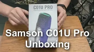 Samson C01U Pro USB Microphone Unboxing